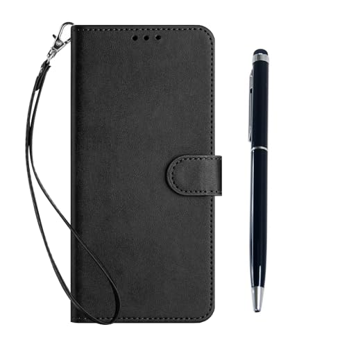 Yiscase Handyhülle kompatibel für iPhone 16 Pro Hülle mit Touch Stift, PU Leder Wallet Kartenfach Ständer Klapphülle Lederhüllen Case, Schwarz Yiscase Handyhülle kompatibel für iPhone 16 Pro Hülle mit Touch Stift, PU Leder Wallet Kartenfach Ständer Klapphülle Lederhüllen Case, Schwarz von Yiscase
