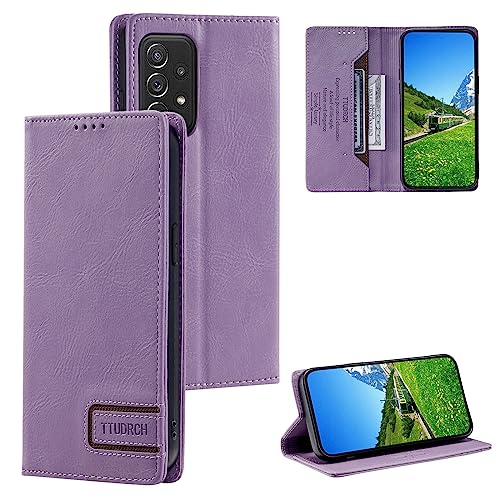 Yiscase Kompatibel mit Samsung Galaxy A23 4G|F23 5G|M23 5G|M13 4G|A23 5G Wallet Case, PU Leder Flip Retro Hülle mit Kickstand Kartenhalter Stoßfeste Telefonabdeckung, Lila Yiscase Kompatibel mit Samsung Galaxy A23 4G|F23 5G|M23 5G|M13 4G|A23 5G Wallet Case, PU Leder Flip Retro Hülle mit Kickstand Kartenhalter Stoßfeste Telefonabdeckung, Lila von Yiscase