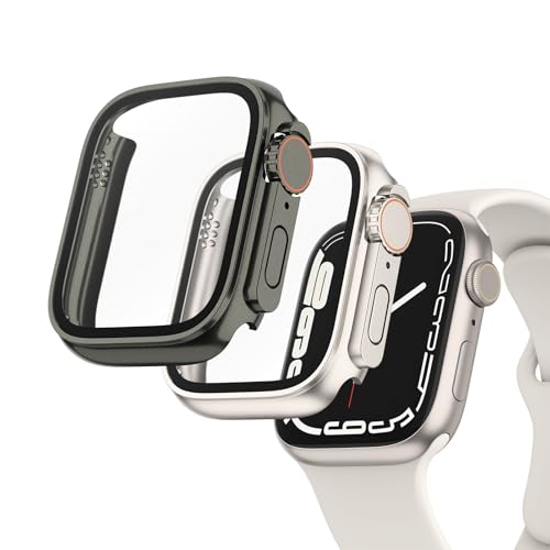 Displayschutzfolie aus gehärtetem Glas, 40 mm, für Apple Watch Serie 6, 5, 4 SE, ultrastil, Harter Polycarbonat, vollständige Abdeckung, HD, klar, stoßfest, 2 Stück Displayschutzfolie aus gehärtetem Glas, 40 mm, für Apple Watch Serie 6, 5, 4 SE, ultrastil, Harter Polycarbonat, vollständige Abdeckung, HD, klar, stoßfest, 2 Stück von Yisica
