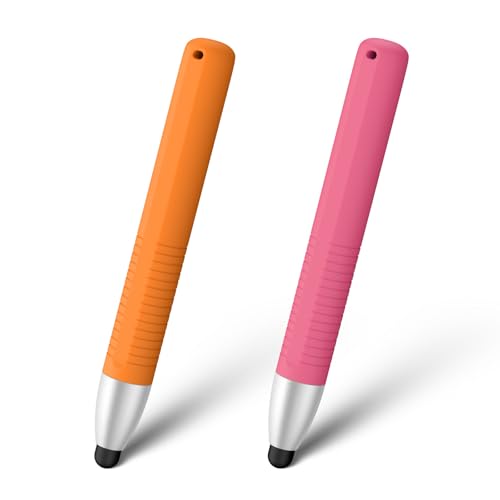 Yisica Eingabestift für Touchscreens, 2 Stück, kinderfreundlicher Tablet-Stift für universellen Touchscreen, kompatibel mit Kindle, Kids Samrt Watch, iPad Pro/Mini/Air, iPhone, griffig, langlebig und Yisica Eingabestift für Touchscreens, 2 Stück, kinderfreundlicher Tablet-Stift für universellen Touchscreen, kompatibel mit Kindle, Kids Samrt Watch, iPad Pro/Mini/Air, iPhone, griffig, langlebig und von Yisica