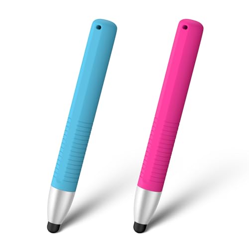 Yisica Eingabestift für Touchscreens, 2 Stück, kinderfreundlicher Tablet-Stift für universellen Touchscreen, kompatibel mit Kindle, Kids Samrt Watch, iPad Pro/Mini/Air, iPhone, griffig, langlebig und Yisica Eingabestift für Touchscreens, 2 Stück, kinderfreundlicher Tablet-Stift für universellen Touchscreen, kompatibel mit Kindle, Kids Samrt Watch, iPad Pro/Mini/Air, iPhone, griffig, langlebig und von Yisica