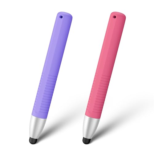 Yisica Eingabestift für Touchscreens, 2 Stück, kinderfreundlicher Tablet-Stift für universellen Touchscreen, kompatibel mit Kindle, Kids Samrt Watch, iPad Pro/Mini/Air, iPhone, griffig, langlebig und von Yisica