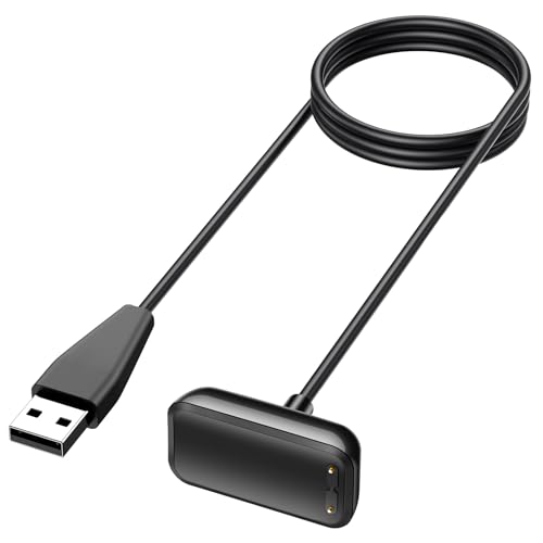 Yisica Ladekabel für Fitbit Charge 6 Ladegerät/Fitbit Luxe Ladegerät, 100 cm, magnetisches Ersatzkabel, USB-Ladekabel für Charge 5/6/Luxe, 1 m von Yisica