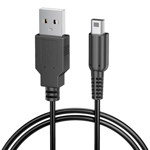 Yisica USB-Ladekabel für Nintendo 3DS Ladegerät & 2DS Ladegerät, 1 m USB-Ladekabel für Nintendo New 3DS XL/New 2DS XL/NDSI Konsolen, 120 cm Yisica USB-Ladekabel für Nintendo 3DS Ladegerät & 2DS Ladegerät, 1 m USB-Ladekabel für Nintendo New 3DS XL/New 2DS XL/NDSI Konsolen, 120 cm von Yisica