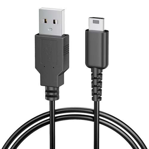 Yisica USB-Ladekabel für Nintendo 3DSL Ladegerät & NDSL Ladegerät, 1 m USB-Ladekabel für Nintendo NDSL/NDS Lite/DS Lite/DSL/USG-001 Handheld-Spielekonsolen, 120 cm Yisica USB-Ladekabel für Nintendo 3DSL Ladegerät & NDSL Ladegerät, 1 m USB-Ladekabel für Nintendo NDSL/NDS Lite/DS Lite/DSL/USG-001 Handheld-Spielekonsolen, 120 cm von Yisica