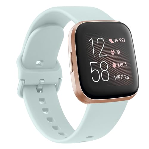 Yisica für Fitbit Versa 2 Armband/Fitbit Versa Armband Damen Herren, Sport Ersatzarmbänder für Fitbit Versa 2 / Fitbit Versa Lite/Fitbit Versa (Hellgrün) von Yisica