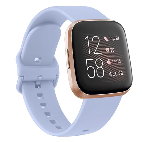 Yisica Armband für Fitbit Versa 2 / Versa Lite - Sport Ersatzarmbänder für Damen und Herren (Himmelblau) von Yisica