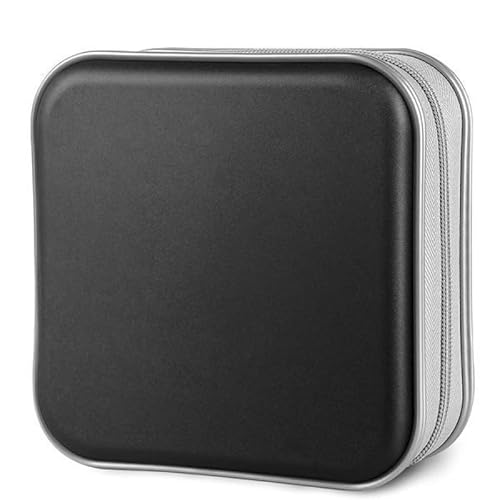 Yitobici CD Tasche, CD DVD Discs Aufbewahrungstasche, CD Aufbewahrungstasche für Zuhause und Auto, Schwarz, für 40 Discs Yitobici CD Tasche, CD DVD Discs Aufbewahrungstasche, CD Aufbewahrungstasche für Zuhause und Auto, Schwarz, für 40 Discs von Yitobici