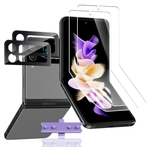 Yiunssy [2+2 Stück Schutzfolie für Samsung Galaxy Z Flip 3 und Galaxy Z Flip 3 Kamera Panzer Schutz Glas,Blasenfreie Weich/Anti- Kratzer/HD TPU Displayschutz/Kamera Schutzglas für Galaxy Z Flip 3 Yiunssy [2+2 Stück Schutzfolie für Samsung Galaxy Z Flip 3 und Galaxy Z Flip 3 Kamera Panzer Schutz Glas,Blasenfreie Weich/Anti- Kratzer/HD TPU Displayschutz/Kamera Schutzglas für Galaxy Z Flip 3 von Yiunssy