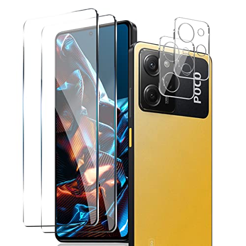 Yiunssy Schutzfolie für Xiaomi Poco X5 Pro - 2+2 Stück Panzer Schutz Glas und Kamera Schutzglas, HD Klar Displayschutzfolie, Panzerfolie Yiunssy Schutzfolie für Xiaomi Poco X5 Pro - 2+2 Stück Panzer Schutz Glas und Kamera Schutzglas, HD Klar Displayschutzfolie, Panzerfolie von Yiunssy