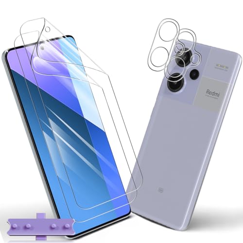 Yiunssy 2+2 Stück Schutzfolie für Xiaomi Redmi Note 13 Pro plus 5G Panzerfolie und Kamera Panzer Schutz Glas,Anti- Kratzer/HD TPU Displayschutz/Kamera Schutzglas für Xiaomi Redmi Note 13 Pro plus 5G von Yiunssy