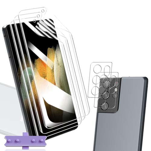 Yiunssy 3+2 Stück Schutzfolie für Samsung Galaxy S21 Ultra und Galaxy S21 Ultra Panzer Schutz Glas Kamera,Blasenfreie Weich/Anti- Kratzer/HD Displayschutz/Kamera Schutzglas für Galaxy S21 Ultra Yiunssy 3+2 Stück Schutzfolie für Samsung Galaxy S21 Ultra und Galaxy S21 Ultra Panzer Schutz Glas Kamera,Blasenfreie Weich/Anti- Kratzer/HD Displayschutz/Kamera Schutzglas für Galaxy S21 Ultra von Yiunssy