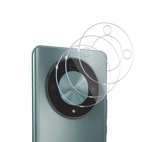 Yiunssy Kameraschutz für Honor Magic 6 Lite Kamera Schutzfolie 3 Stück,Anti-Kratzen Kamera Panzer Schutz Glas/Hüllenfreundlich/9H Kameraschutz Transparentes Schutzglas für Honor Magic 6 Lite von Yiunssy