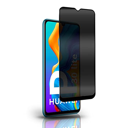 Yiunssy Sichtschutz Panzer Schutz glas Schutzfolie für Huawei P30 Lite, Anti-Spähen, Privatsphäre Schutz,3D-Vollabdeckung/Case Friendly, Anti-Spy Privacy Displayschutzfolie für Huawei P30 Lite von Yiunssy