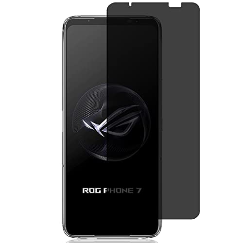 Yiunssy Sichtschutz Schutzfolie für ASUS ROG Phone 7 für Panzer Schutz Glas,9H Härte Anti-Spähen Glas Folie/Privatsphäre Schutz/3D-Vollabdeckung/Privacy Panzerfolie für ASUS ROG Phone 7 von Yiunssy