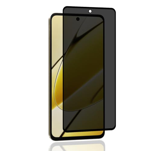 Yiunssy Sichtschutz Schutzfolie für Realme 11 5G Panzerfolie,9H Härte Anti-Spähen Glas Folie/Privatsphäre Schutz/3D-Vollabdeckung/Privacy Panzerfolie für Realme 11 5G von Yiunssy