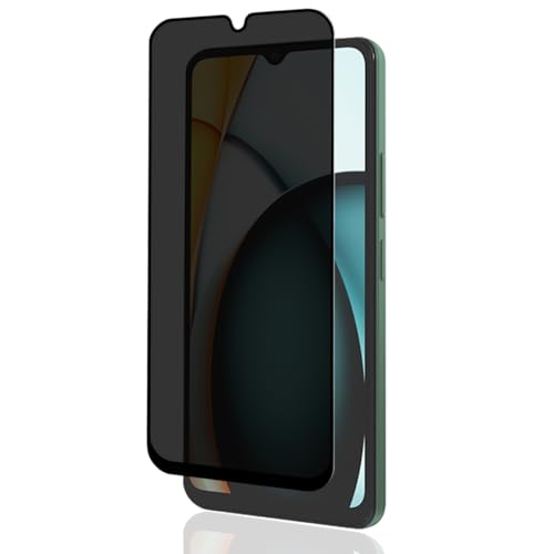 Yiunssy Sichtschutz Schutzfolie für Redmi A3 Panzer Schutz Glas,9H Härte Anti-Spähen Glas Folie/Privatsphäre Schutz/3D-Vollabdeckung/Displayschutz Privacy Panzerfolie für Redmi A3 von Yiunssy