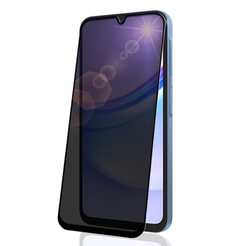 Yiunssy Sichtschutz Schutzfolie für Samsung Galaxy A15 Panzerfolie,9H Härte Anti-Spähen Glas Folie/Privatsphäre Schutz/3D-Vollabdeckung/Privacy Panzerfolie für Samsung Galaxy A15 Panzerfolie von Yiunssy