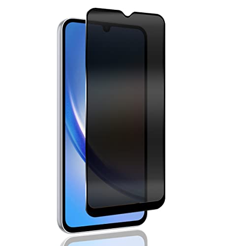 Yiunssy Sichtschutz Schutzfolie für Samsung Galaxy A34 für Panzerglas,9H Härte Anti-Spähen Glas Folie/Privatsphäre Schutz/3D-Vollabdeckung/Privacy Panzerfolie für Galaxy A34 von Yiunssy