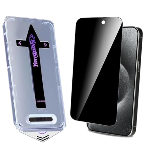 Yiunssy Sichtschutz Schutzfolie für iPhone 15 Pro Max Panzer Schutz Glas,Auto-Installation 9H Härte Anti-Spähen Glas Folie/3D-Vollabdeckung/Displayschutz Privacy Panzerfolie für iPhone 15 Pro Max Yiunssy Sichtschutz Schutzfolie für iPhone 15 Pro Max Panzer Schutz Glas,Auto-Installation 9H Härte Anti-Spähen Glas Folie/3D-Vollabdeckung/Displayschutz Privacy Panzerfolie für iPhone 15 Pro Max von Yiunssy