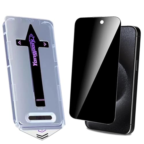 Yiunssy Sichtschutz Schutzfolie für iPhone 15 Pro Panzer Schutz Glas,Auto-Installation 9H Härte Anti-Spähen Glas Folie/3D-Vollabdeckung/Displayschutz Privacy Panzerfolie für iPhone 15 Pro Yiunssy Sichtschutz Schutzfolie für iPhone 15 Pro Panzer Schutz Glas,Auto-Installation 9H Härte Anti-Spähen Glas Folie/3D-Vollabdeckung/Displayschutz Privacy Panzerfolie für iPhone 15 Pro von Yiunssy