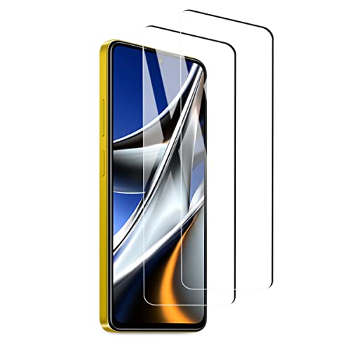 Yiunssy für Xiaomi Poco X4 Pro 5G/Redmi Note 11 Pro/Note 11 Pro 5G 6,67 Panzer Schutz Glas Schutzfolie [2 Stück],HD Displayschutzfolie,Anti-Fingerabdruck,Panzerglasfolie von Yiunssy