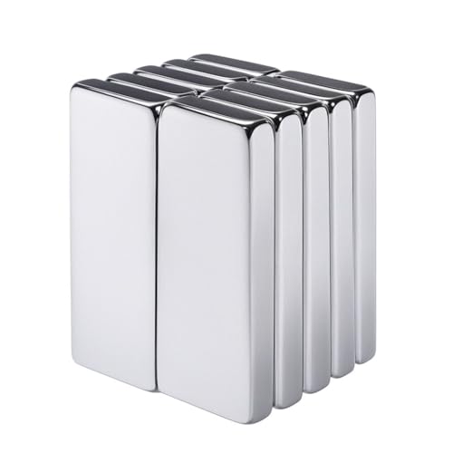 Neodym Magnete Yizhet, Mini Kühlschrank Magnete für Magnettafel Glas Magnetboards Tafel Pinnwand, 10 Stück 39X9X 3.5 mm von Yizhet