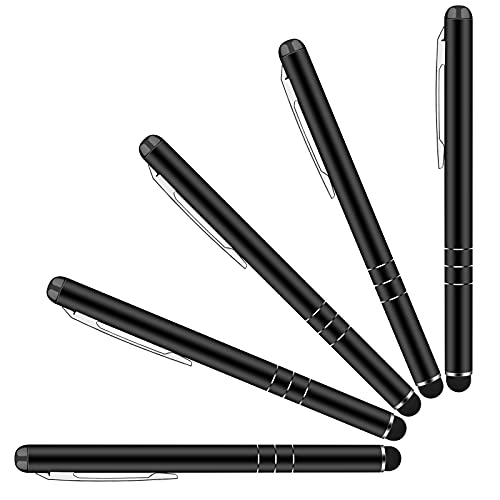 Yizhet 5X Eingabestift Stylus Stift Touch Pen Touchstift Universal Geeignet für Alle Touchscreen-Tablets Computer Smartphones Auto-Navigationssysteme (5Stk. 3-Ring Version) von Yizhet