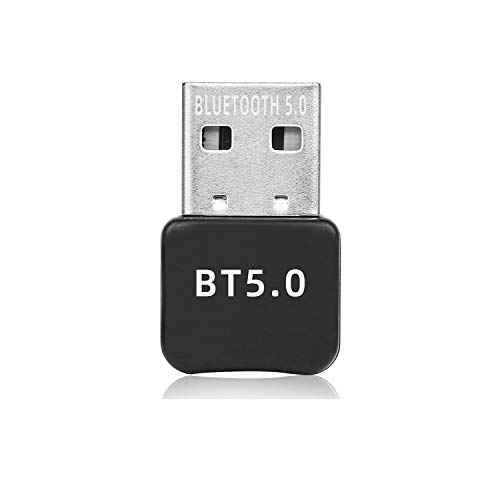 Yizhet Bluetooth 5.0 USB Adapter, Bluetooth 5.0 Adapter, Plug & Play Mini Bluetooth USB Dongle Receiver Transmitter für PC, Kopfhörer, Laptop, Tastatur, Maus, Drucker, Windows 10 (Bluetooth 5.0) von Yizhet
