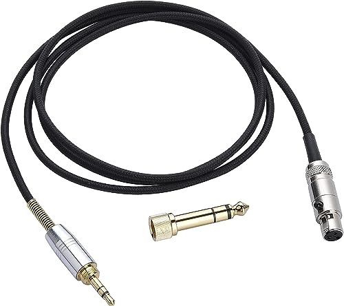 Yizhet Ersatz Audiokabel Kompatibel mit AKG Q701, K702, K171, K271s, K240, K240S, K141, K171, K181, K240MK II, K271 MKII, M220, Pioneer HDJ-2000 Kopfhörer (1,2m) von Yizhet