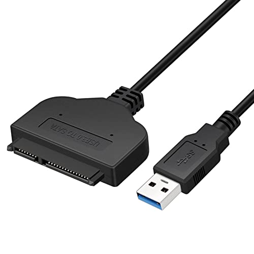 Yizhet USB 3.0 zu SATA Adapter USB 3.0 Kabel auf SATA, Festplattenadapter USB für 2.5 Zoll HDD SSD Festplatte Laufwerke Hard Disk, Kompatibel mit Windows, ChromeOS, Linux, Hot Swap Plug & Play von Yizhet