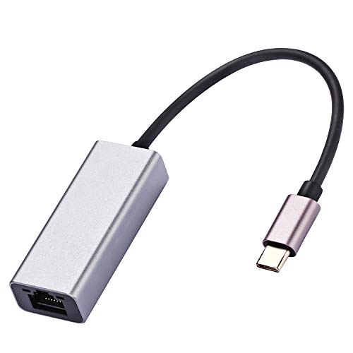 Yizhet USB C auf Ethernet Adapter - Typ C auf RJ45 Adapter - 1000 Mbps USB C 3.1 LAN Netzwerkadapter, Kompatibel mit Huawei Mate 10 Pro, MacBook Pro 2019/2018/2017, XPS, Surface, ChromeBook Pixel von Yizhet