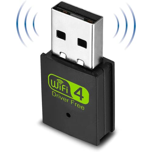 Yizhet WLAN Adapter, Plug & Play USB WLAN Stick Adapter 300 Mbit/s WLAN USB Adapter Wireless LAN WiFi Dongle Stick Network Adapter IEEE 802.11b/g/n für Windows von Yizhet