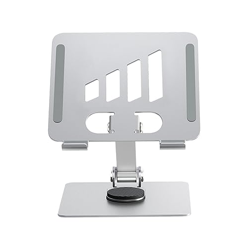 Yjcnelcr Laptop-Ständer, drehbar, faltbar, optionale Halterung für Tablets, Pad, Desktop-Halterung, erhöhtes Gestell, 7,9–12,9 Zoll (20,1–32,8 cm), Laptop-Ständer, drehbar, faltbarer Kühlventilator, von Yjcnelcr