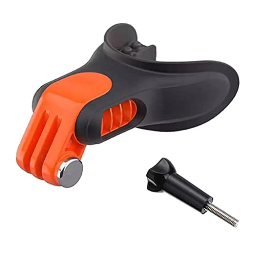 Yjcnelcr Mundhalterungs-Set, Surfen, Skaten, Bootfahren, Mund mit Schraube für 10, 9, 8, 7, 6, 5, 4, 3+, 3, 2, 1, Action-Kamera-Halterungs-Kit für 10, 9, 8, 7, 6, 5, 4, 3+, 3, 2, 1 Action-Kameras von Yjcnelcr