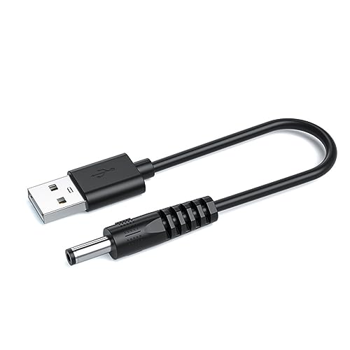 Yjcnelcr USB auf USB-A auf DC 5 V 3,5 mm 5,5 mm Stromkabel für LED-Lichtstreifen, Taschenlampe, Ladekabel, 50 cm Yjcnelcr USB auf USB-A auf DC 5 V 3,5 mm 5,5 mm Stromkabel für LED-Lichtstreifen, Taschenlampe, Ladekabel, 50 cm von Yjcnelcr