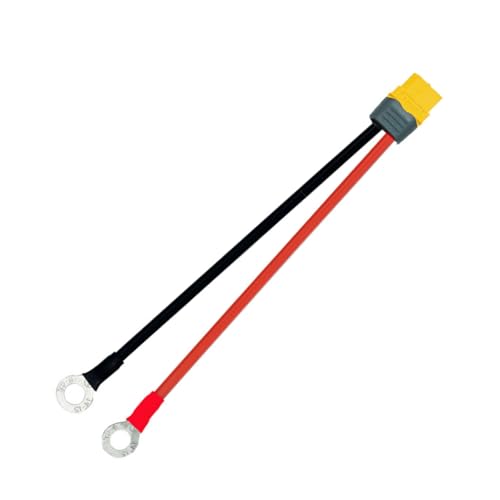 Yjcnelcr XT60 Buchse auf O-Ringe, Verbindungskabel, 10 AWG, verzinnter Metalldraht für zuverlässige Stromübertragung in Remote-Modellen Yjcnelcr XT60 Buchse auf O-Ringe, Verbindungskabel, 10 AWG, verzinnter Metalldraht für zuverlässige Stromübertragung in Remote-Modellen von Yjcnelcr