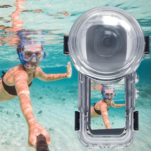 Invisible Dive Housing Case for Insta360 X5, 60m Depth Waterproof Case Mit Anti-Fog-Blatt, 360°Clear View, Für Kamera-Tauchen Schnorcheln Wasseraktivitäten Unterwasser Invisible Dive Housing Case for Insta360 X5, 60m Depth Waterproof Case Mit Anti-Fog-Blatt, 360°Clear View, Für Kamera-Tauchen Schnorcheln Wasseraktivitäten Unterwasser von Yjkedfh