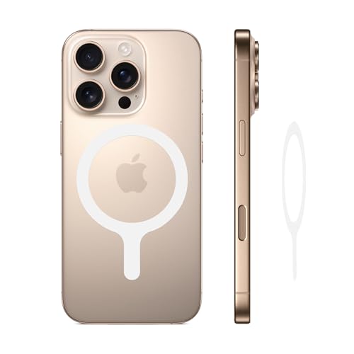 YjkjYii 4 Stück für MagSafe Aufkleber,Universal Ring für MagSafe Ring,für MagSafe Sticker 360,Kompatibel mit iPhone iPad Samsung und mehr Smartphone -Weiß(The Mag-Safe Sticker No Magnets) von YjkjYii