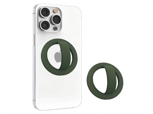 YjkjYii Handy Ring Halterung Magnet für MagSafe,Flexiblem Silikon Smartphone Fingerhalter Kompatibel mit iPhone iPad Samsung und mehr Smartphone-Green YjkjYii Handy Ring Halterung Magnet für MagSafe,Flexiblem Silikon Smartphone Fingerhalter Kompatibel mit iPhone iPad Samsung und mehr Smartphone-Green von YjkjYii