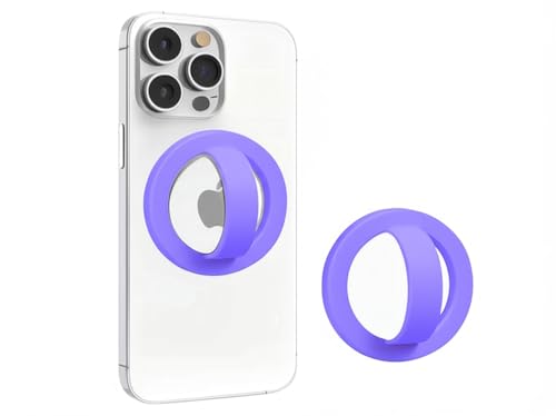 YjkjYii Handy Ring Halterung Magnet für MagSafe,Flexiblem Silikon Smartphone Fingerhalter Kompatibel mit iPhone iPad Samsung und mehr Smartphone-Purple YjkjYii Handy Ring Halterung Magnet für MagSafe,Flexiblem Silikon Smartphone Fingerhalter Kompatibel mit iPhone iPad Samsung und mehr Smartphone-Purple von YjkjYii