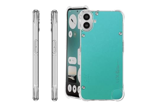 YjkjYii Hülle für Nothing CMF Phone 1 Case,Hochwertiges Silikon Premium TPU Schutzhülle,Handyhülle mit Nothing CMF Phone 1 - Transparent von YjkjYii
