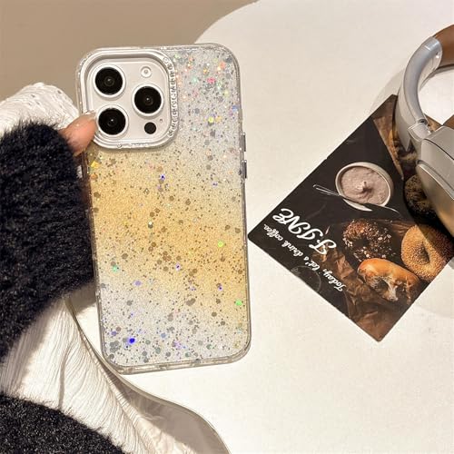 Ykerey Glitzer Hülle für iPhone 13/14 Handyhülle Glitter Stoßfest Durchsichtig Schutzhülle für Frauen und Mädchen Transparent PC Bumper Case für iPhone 13/14, Gelb Ykerey Glitzer Hülle für iPhone 13/14 Handyhülle Glitter Stoßfest Durchsichtig Schutzhülle für Frauen und Mädchen Transparent PC Bumper Case für iPhone 13/14, Gelb von Ykerey