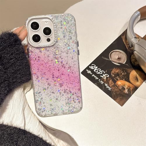 Ykerey Glitzer Hülle für iPhone 16 Plus Handyhülle Glitter Stoßfest Durchsichtig Schutzhülle für Frauen und Mädchen Transparent PC Bumper Case für iPhone 16 Plus, Rosa Ykerey Glitzer Hülle für iPhone 16 Plus Handyhülle Glitter Stoßfest Durchsichtig Schutzhülle für Frauen und Mädchen Transparent PC Bumper Case für iPhone 16 Plus, Rosa von Ykerey