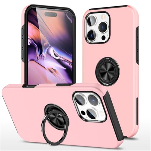 Ykerey Hülle für iPhone 16 Pro mit 360 Grad Drehbare Ring Halter Ständer Magnetische Autohalterung Handyhülle Kameraschutz Stoßfest Schutzhülle für iPhone 16 Pro, Rosa Ykerey Hülle für iPhone 16 Pro mit 360 Grad Drehbare Ring Halter Ständer Magnetische Autohalterung Handyhülle Kameraschutz Stoßfest Schutzhülle für iPhone 16 Pro, Rosa von Ykerey