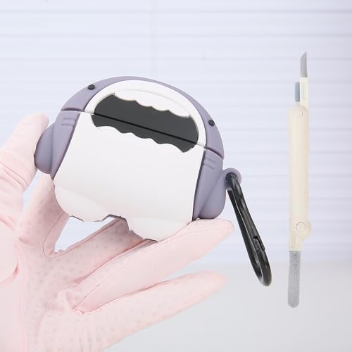 Yluirktfa AirPods Pro2/Pro Schutzhülle mit Schlüsselanhänger und Reinigungsset, für Apple AirPods Pro 2 Generation, Ladehülle, 3D-Cartoon, niedlich, weiches Silikon, AirPod-Schutz für Damen, Herren Yluirktfa AirPods Pro2/Pro Schutzhülle mit Schlüsselanhänger und Reinigungsset, für Apple AirPods Pro 2 Generation, Ladehülle, 3D-Cartoon, niedlich, weiches Silikon, AirPod-Schutz für Damen, Herren von Yluirktfa