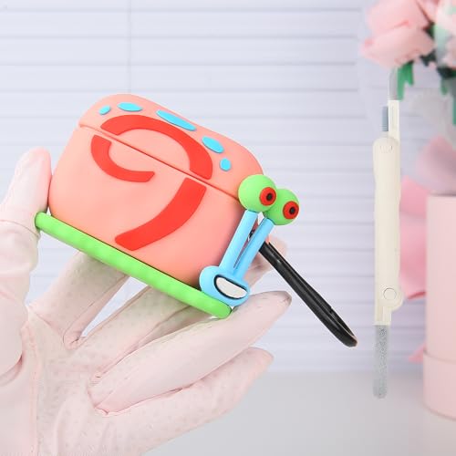 Yluirktfa AirPods Pro2/Pro Schutzhülle mit Schlüsselanhänger & Reinigungsset, für Apple AirPods Pro 2 Generation Ladehülle, 3D-Cartoon, niedlich, weiches Silikon, AirPod-Schutz für Damen, Herren Yluirktfa AirPods Pro2/Pro Schutzhülle mit Schlüsselanhänger & Reinigungsset, für Apple AirPods Pro 2 Generation Ladehülle, 3D-Cartoon, niedlich, weiches Silikon, AirPod-Schutz für Damen, Herren von Yluirktfa