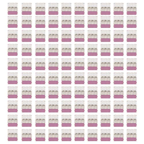 100pcs Push -Drahtanschlüsse, schnelle Anschlussklemmeblöcke, universell für weiche Hartleitungen, PCT 106/108, sicher, sicher, dauerhaft (PCT-106) von Ylwxzenith