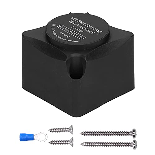 125 Ampere Batterie -Isolator -Spannungsrelais -Relais -VSR -Modul für ATV/UTV/RV/Boote Doppelte Batterie -Isolierung, Wetter, automatische Lade von Ylwxzenith