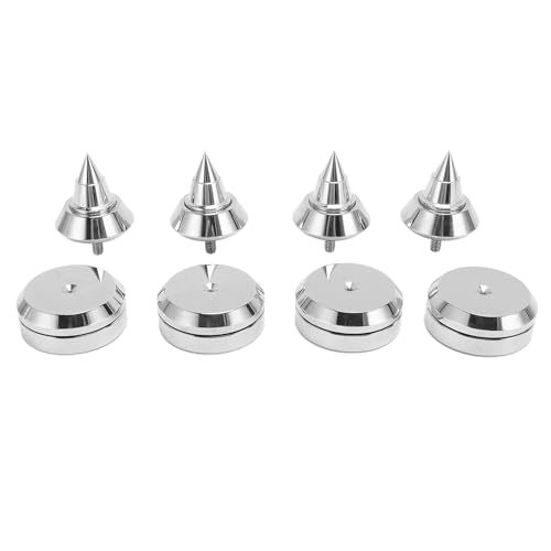 4 Set M6 -Gewinde Silber Aluminiumlegierungslautsprecher Isolation Spike Pad Füße für CD -DVD -Player -Verstärker -Vibrationsdämpfung, Installation, Installation 4 Set M6 -Gewinde Silber Aluminiumlegierungslautsprecher Isolation Spike Pad Füße für CD -DVD -Player -Verstärker -Vibrationsdämpfung, Installation, Installation von Ylwxzenith